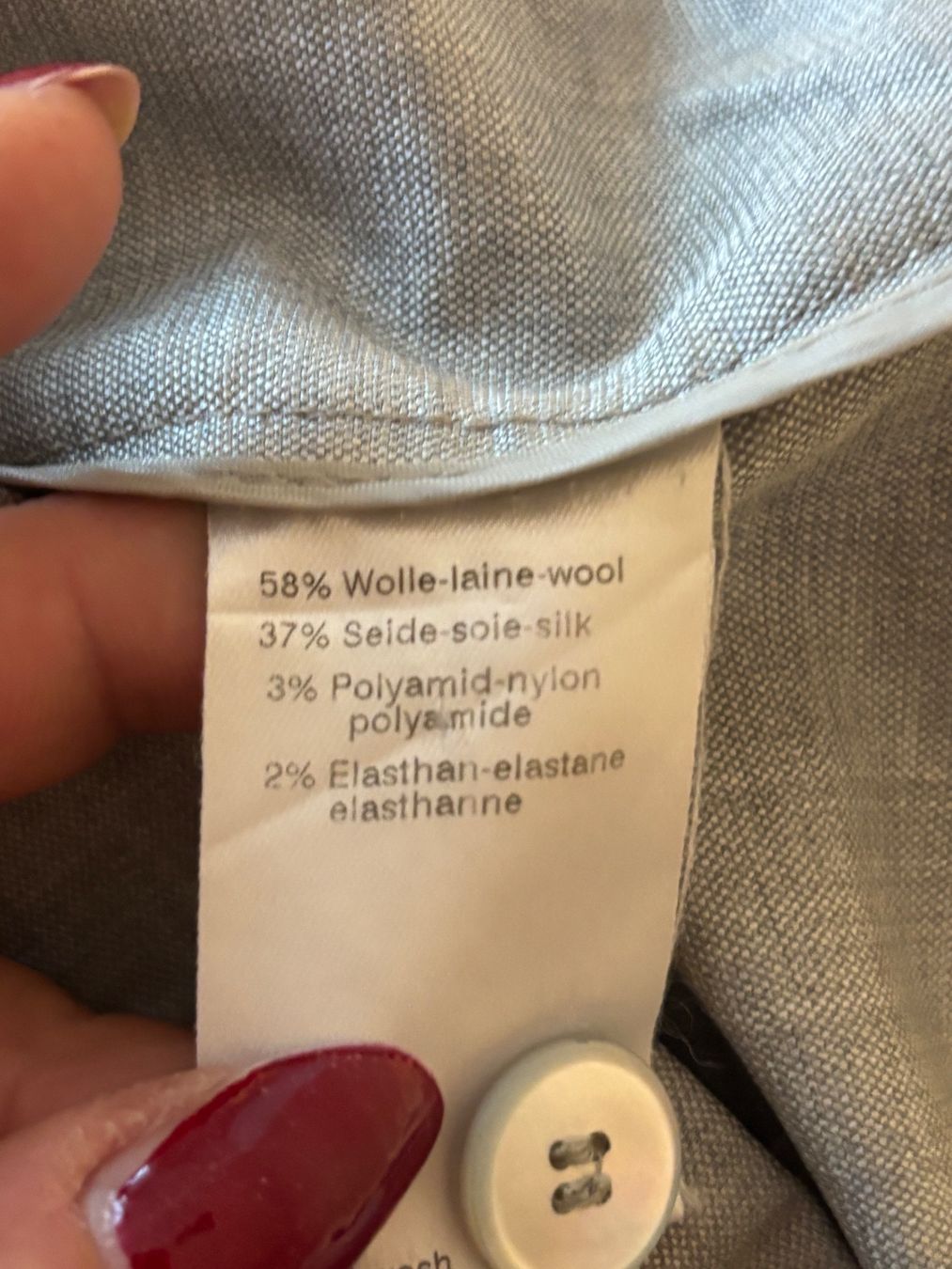 Akris Pantaloni: Akris Marlenehose Seide/Wolle – Usato da St. Margrethen SG venduto da dijanaO 4