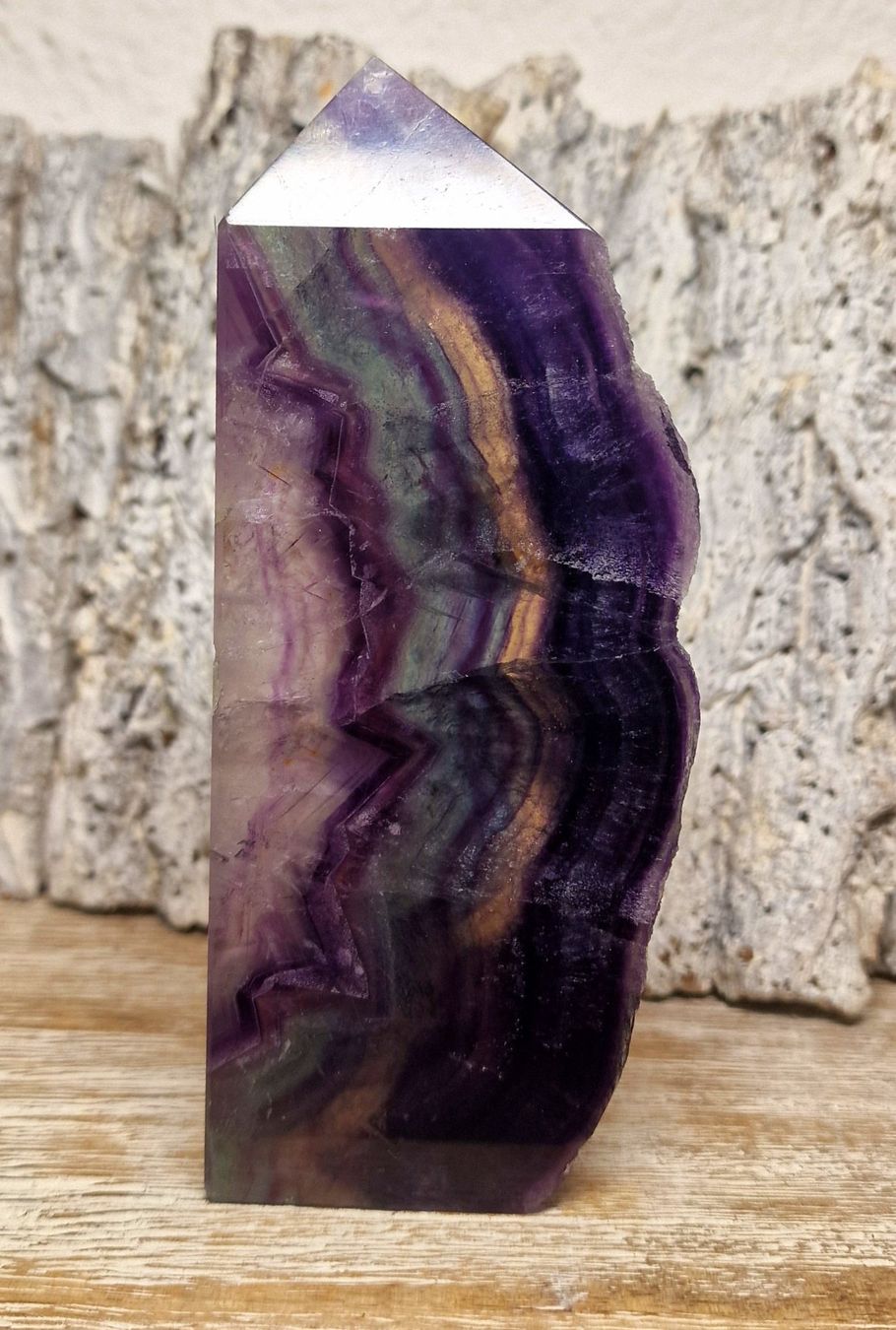 Mineralien & Heilsteine: Wunderschöner Fluorit Obelisk 15cm 411g – Neu (gemäss Beschreibung) aus Matzingen von Shay_Crystalz 1