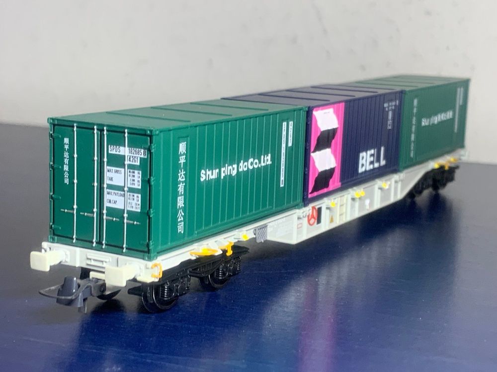 Vagón De Carga Roco Escala N, Transporte Container Beck's en venta en