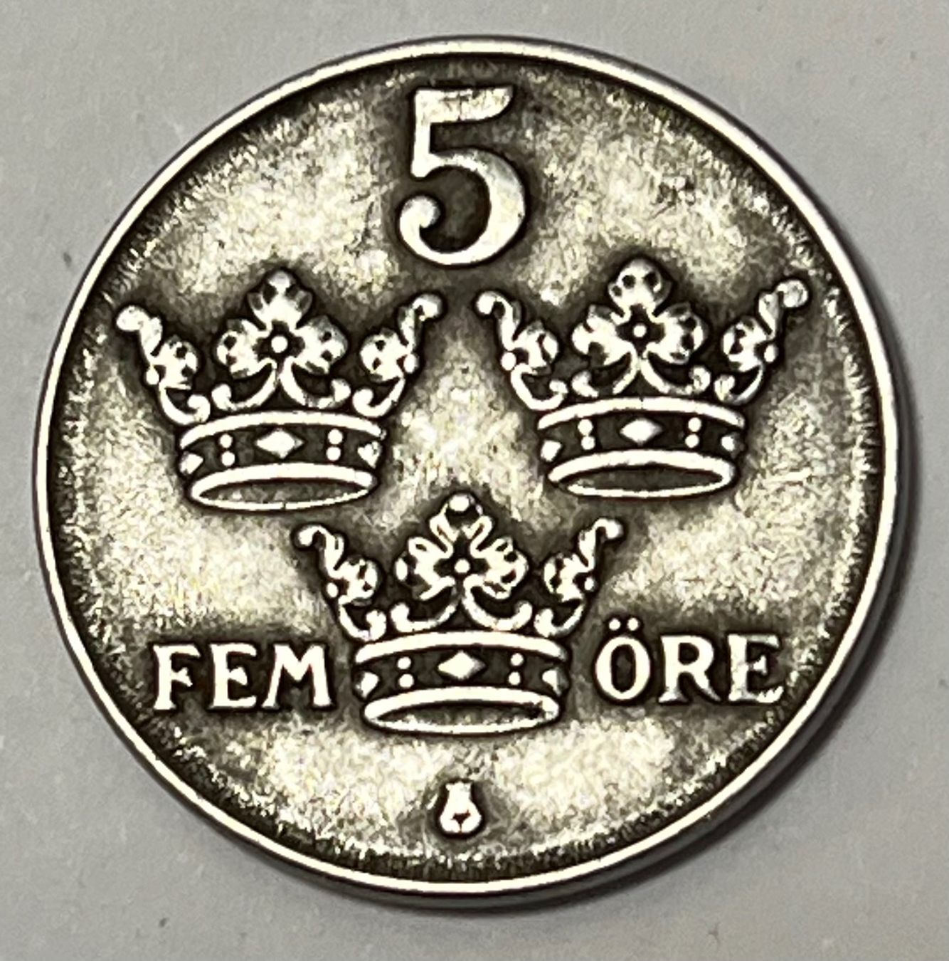 Tutti le monete: 5 Öre - Gustaf V - Sweden - 1944 – Usato da Dietikon venduto da Numis8953