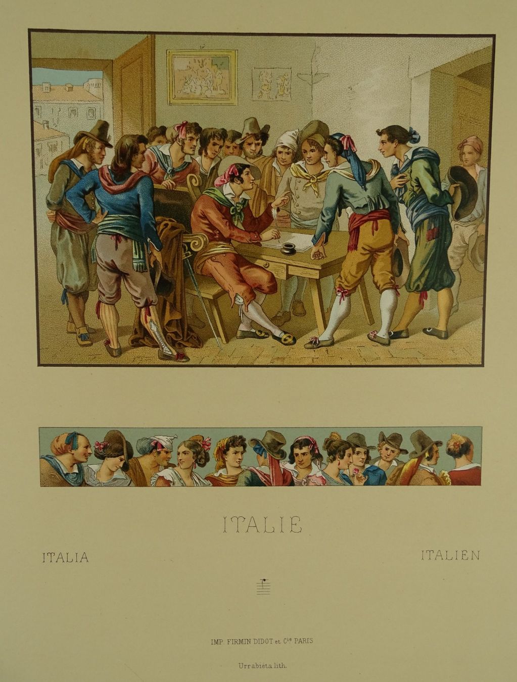 Grafiken & Lithographien: ITALIEN, 8 CHROMOLITHOGRAPHIEN UM 1890 – Gebraucht aus Grüningen von Kartensammler 9