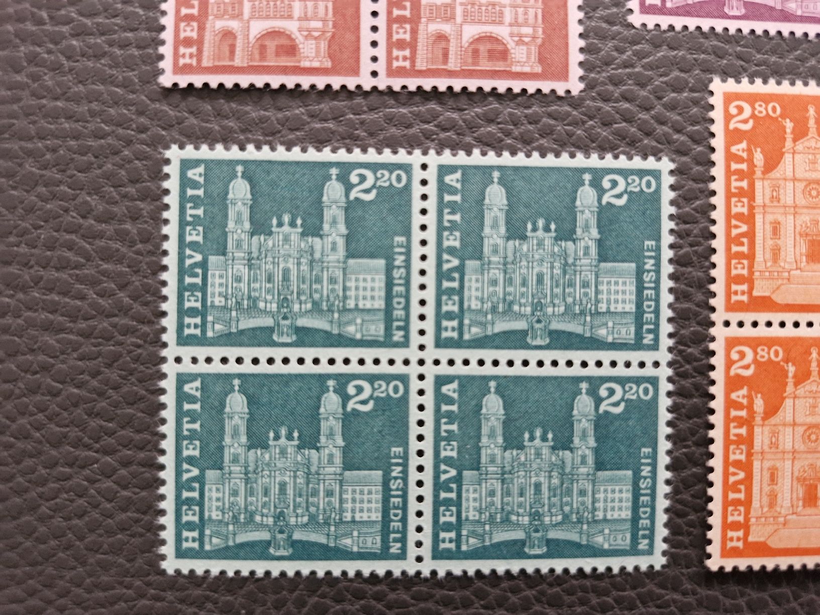 Tutti i francobolli: 4er Block Baudänkmäler 1963 postfrisch, Top Zustand – Nuovo (secondo la descrizione) da Frauenfeld venduto da Kasico 3