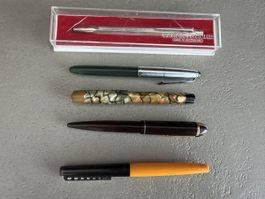  Vintage Schreibgeräte Caran d'Ache Montblanc Kaweco u.a. 