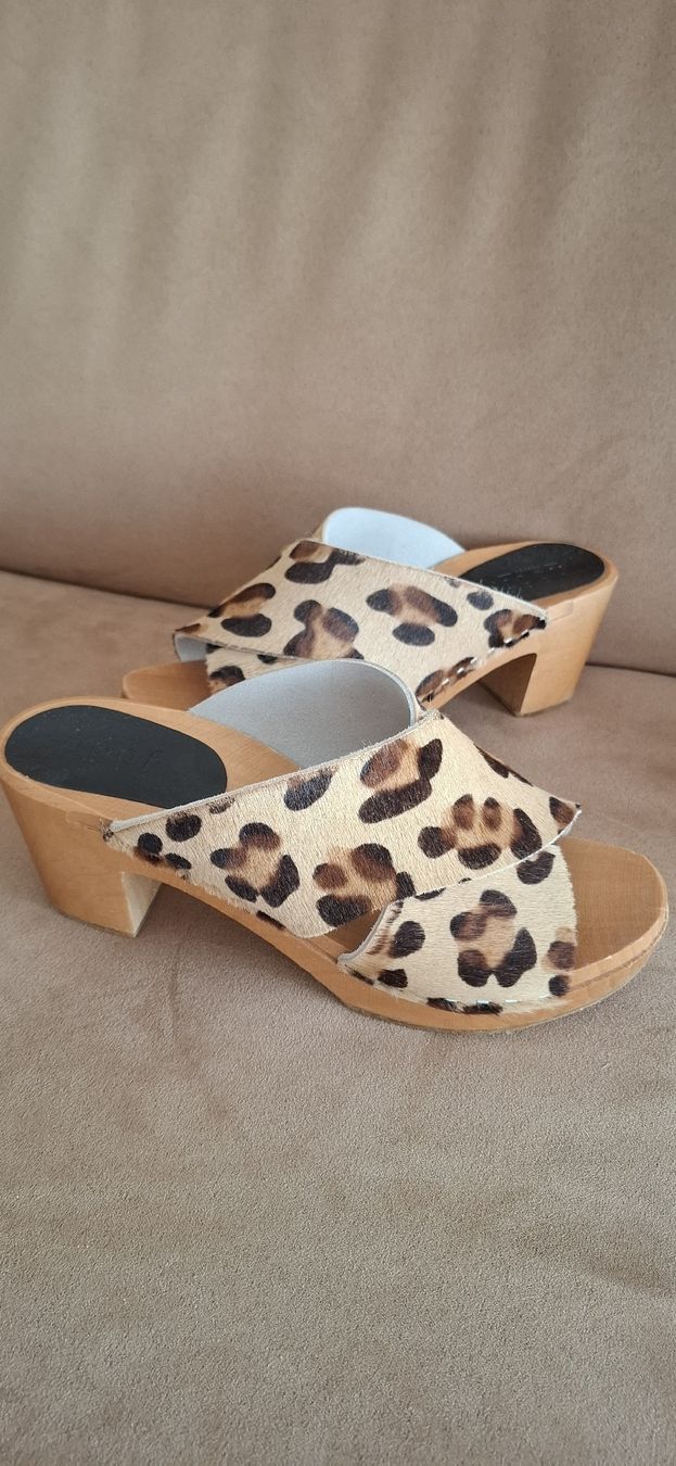 Damenschuhe: Mules bois-cuir 🐆 – Neu (gemäss Beschreibung) aus Estavayer-le-Lac von Aloha026 1