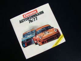 Carrera Autorennbahn Katalog 1976 / 1977 70 Seiten megacool