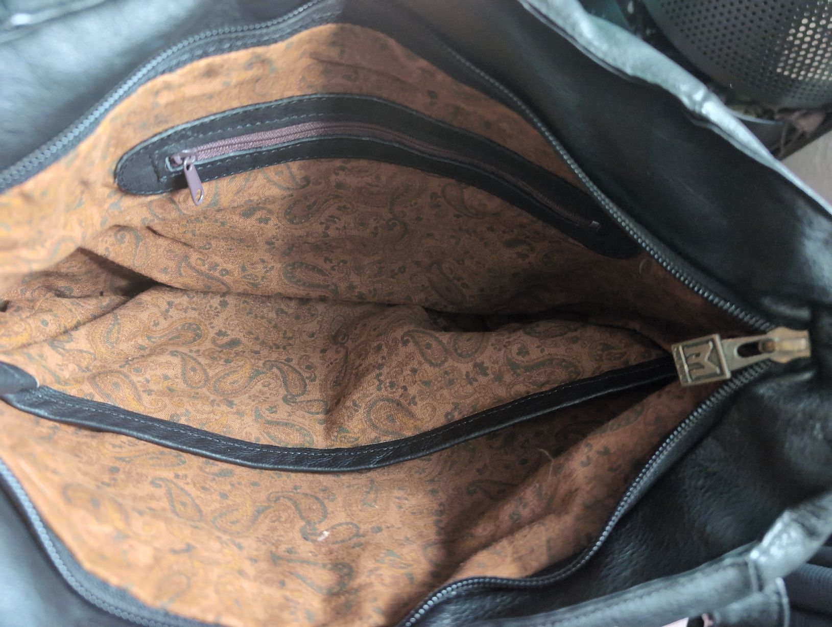 Sacs femmes: Patchwork Ledertasche schwarz Damen Tasche Vintage – D'occasion à Busswil BE par MissMuffin 4