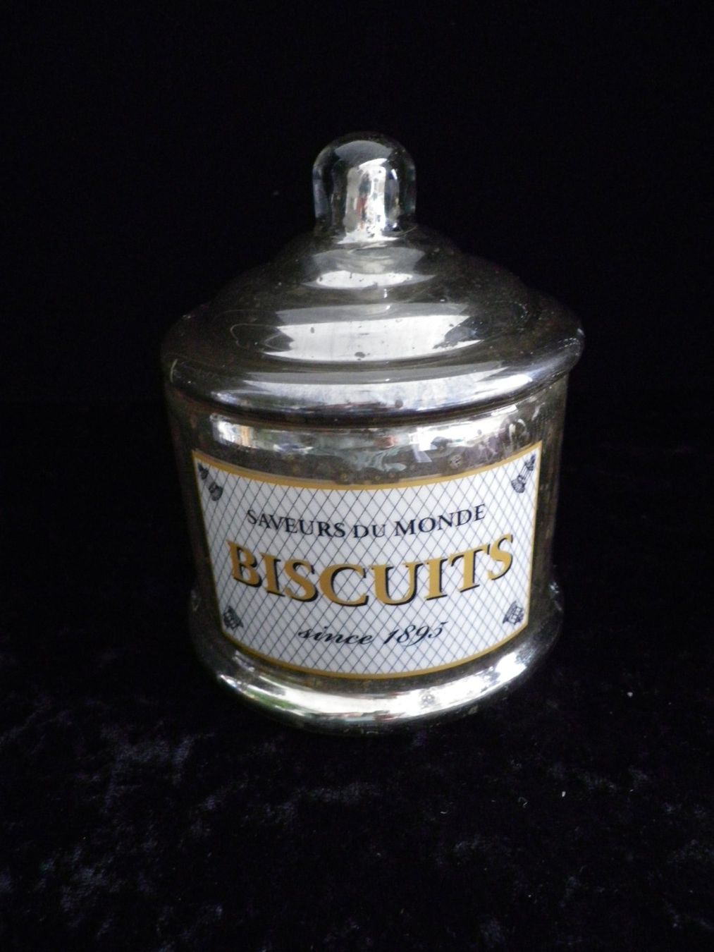 Gläser: Dose "BISCUIT'S" Bauernsilber – Gebraucht aus Reinach BL von Annodomini