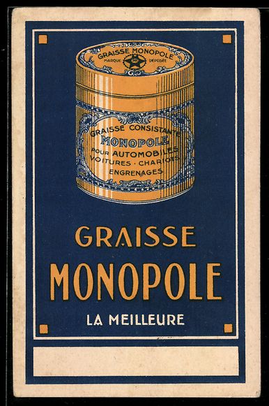 Cartoline postali: AK Graisse Monopole, La Meilleure – Usato da Berlin venduto da bartko-reher