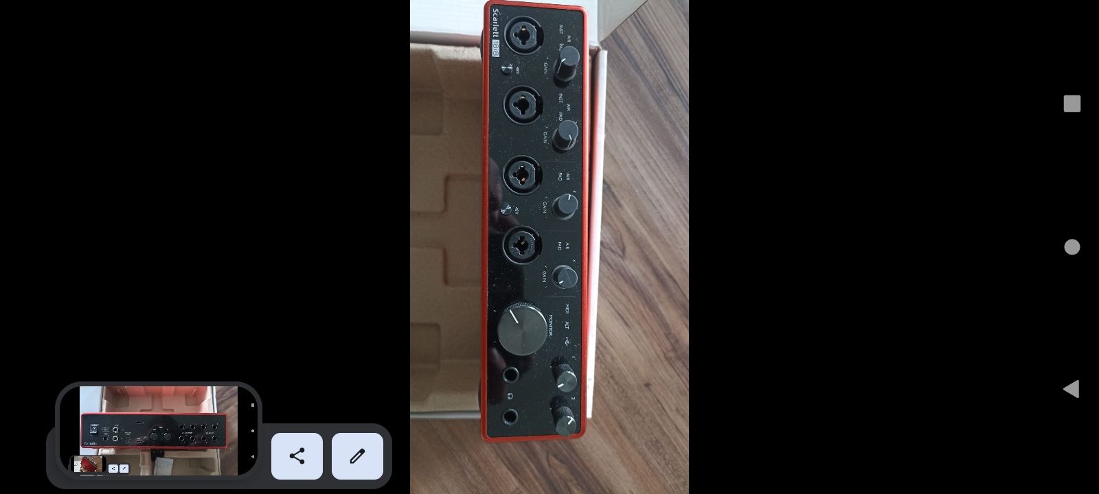 Focusrite Attrezzatura per studi di registrazione: Focusrite Scarlett 18i8 Audio Interface – Usato da Oberentfelden venduto da mei_t772 4