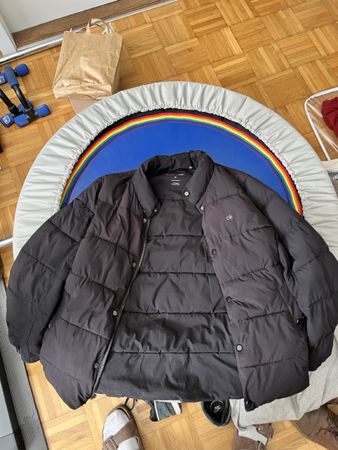 Calvin Klein Winterjacke, Grösse M, Schwarz