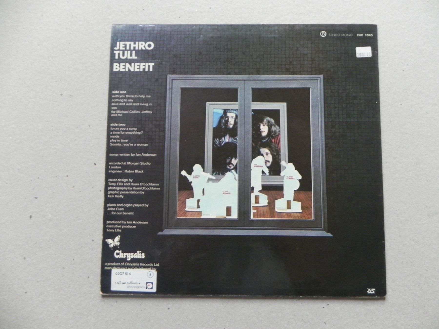 Dischi in vinile: LP brit. Rock Band Jethro Tull 1973 Benefit – Usato da Siebnen venduto da krimsie 1