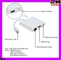 3.1 Typ-C auf USB 3.0 Typ-A HDMI Hub mit
