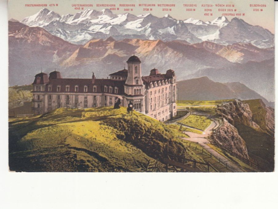 Cartoline postali: Rigi Kulm ca. 1915 – Usato da Bürglen TG venduto da StampGraf