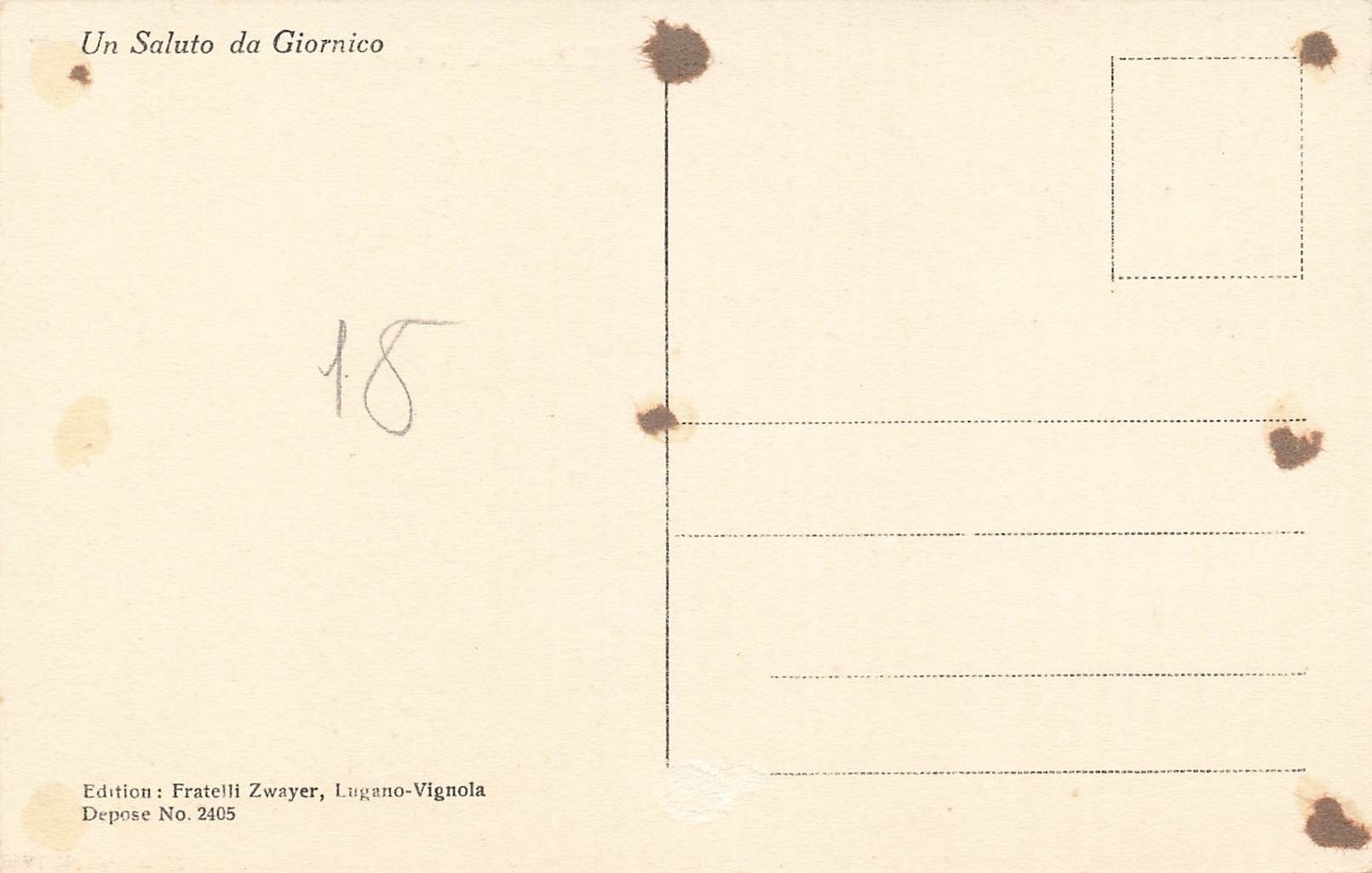 Cartoline postali: Giornico Leventina – Usato da Biasca venduto da Blenio71 1