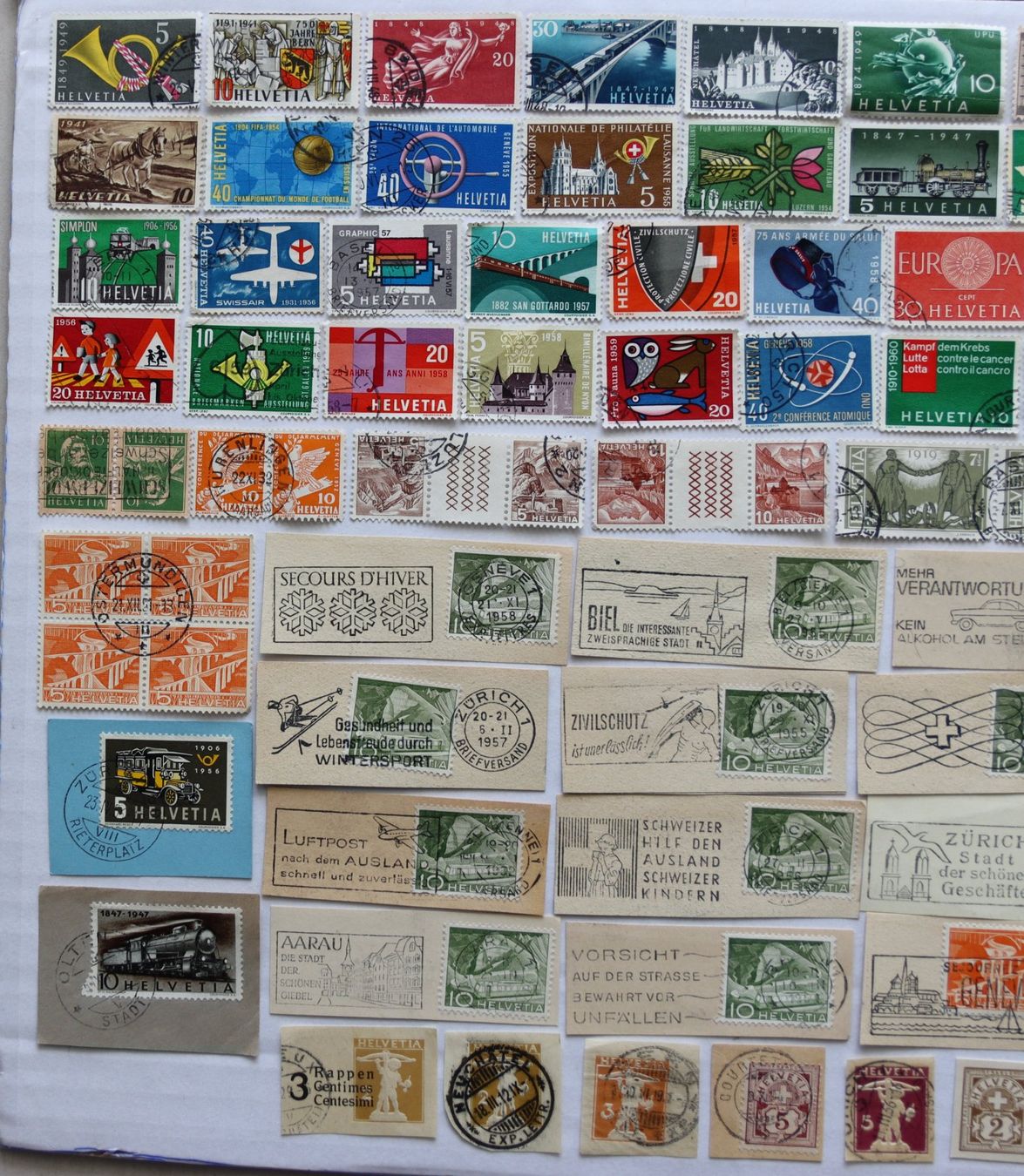 Tutti i francobolli: Briefmarken CH Lot (1) – Usato da Oberentfelden venduto da lakipul 5