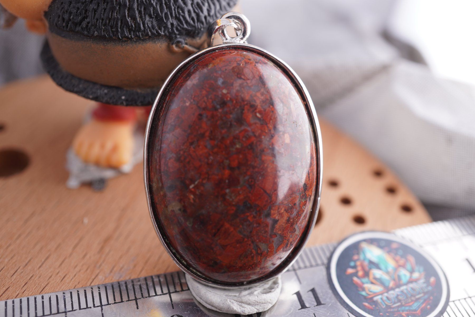 Pendentifs: Jaspis  Oval    Anhänger  Räumung – Neuf avec emballage d'origine à Eschenbach SG par topstone 1