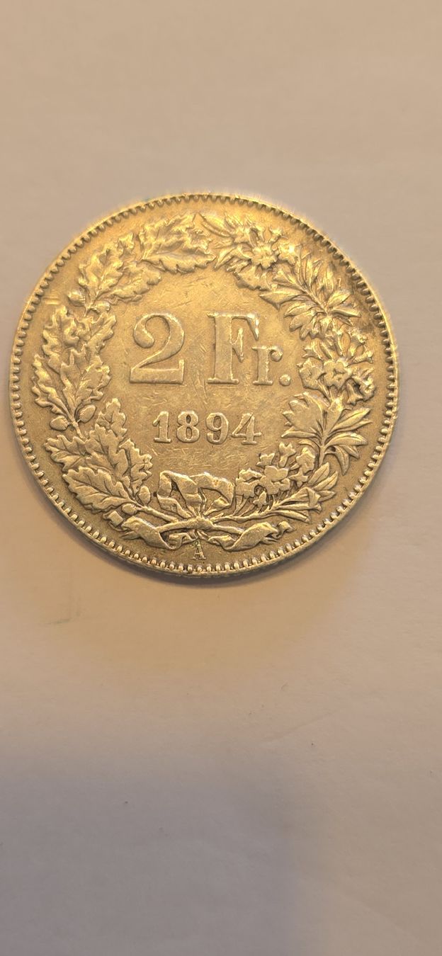 Tutti le monete: piece 2chf 1894 – Usato da Fribourg venduto da yan_z5fr