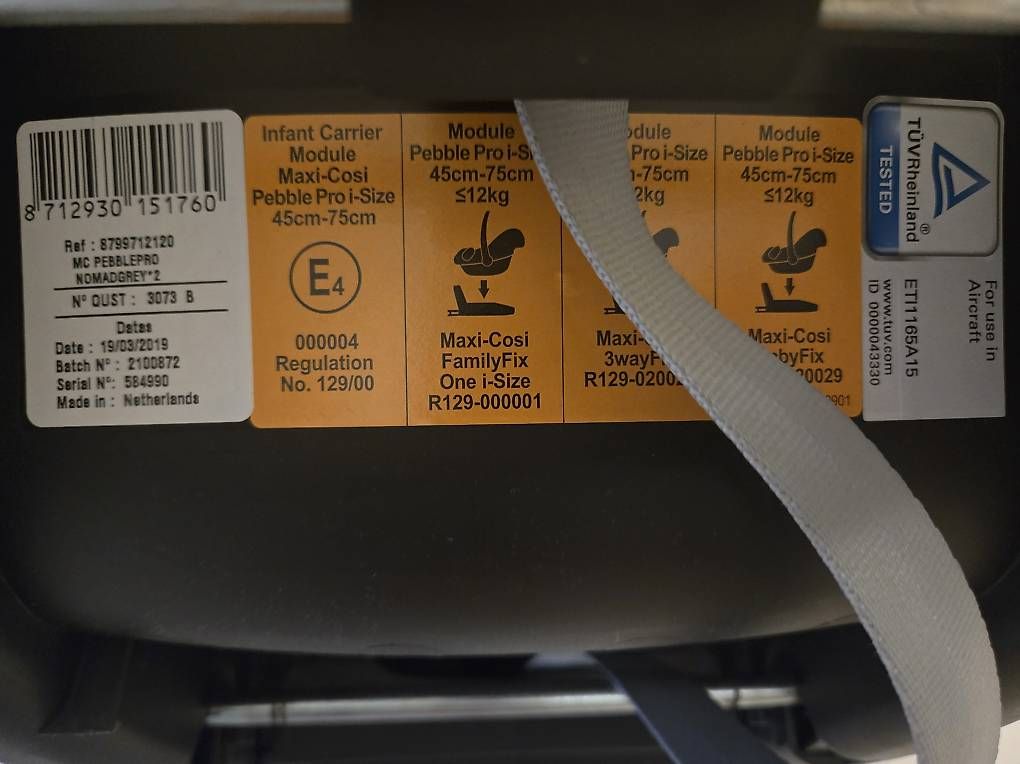 Seggiolini per auto: MAXI-COSI Pebble Pro i-Size – Usato da Belp venduto da LincolnSix 1