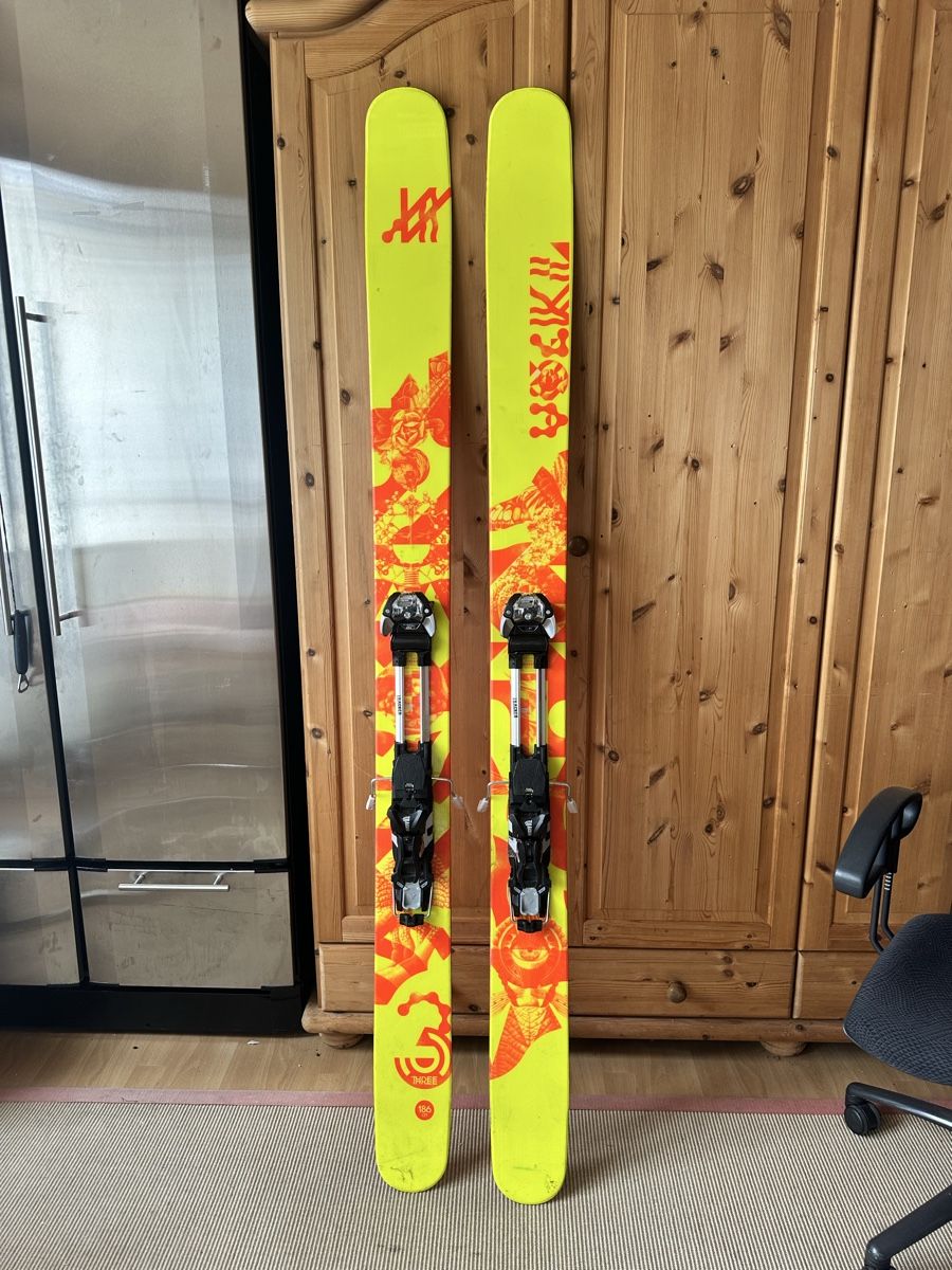 Völkl Skis: Völkl Three Freeride Ski 186 cm inkl. Marker Bindung – Gebraucht aus Samedan von kon_5l6y 3