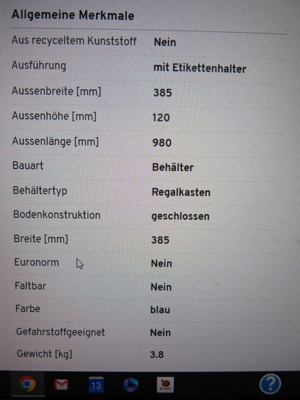 Scaffali: SSI Schäfer Lagerwannen , eine oder 2500 Stk. Neuwertig – Usato da Rümligen venduto da StefanDerendinger 7