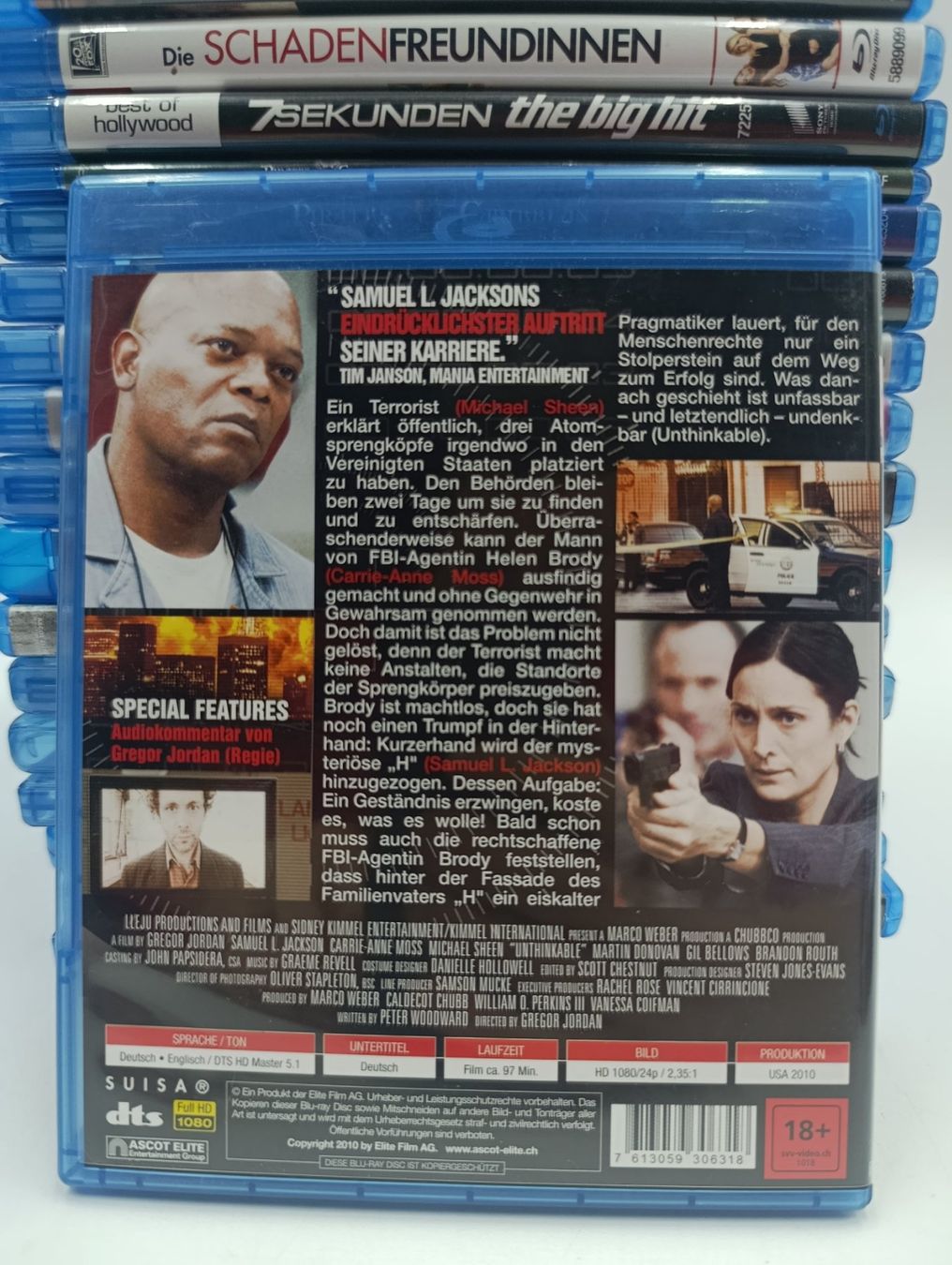 Tutti i DVDs: Unthinkable - Top Blu-ray mit Samuel L. Jackson - neuwertig – Usato da Wil SG venduto da Donaldus 1