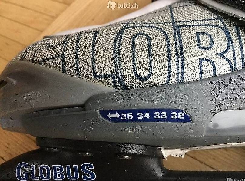 Pattini da ghiaccio: Schlittschuhe 32 33 34 35 – Usato da Itingen venduto da Haefi 2