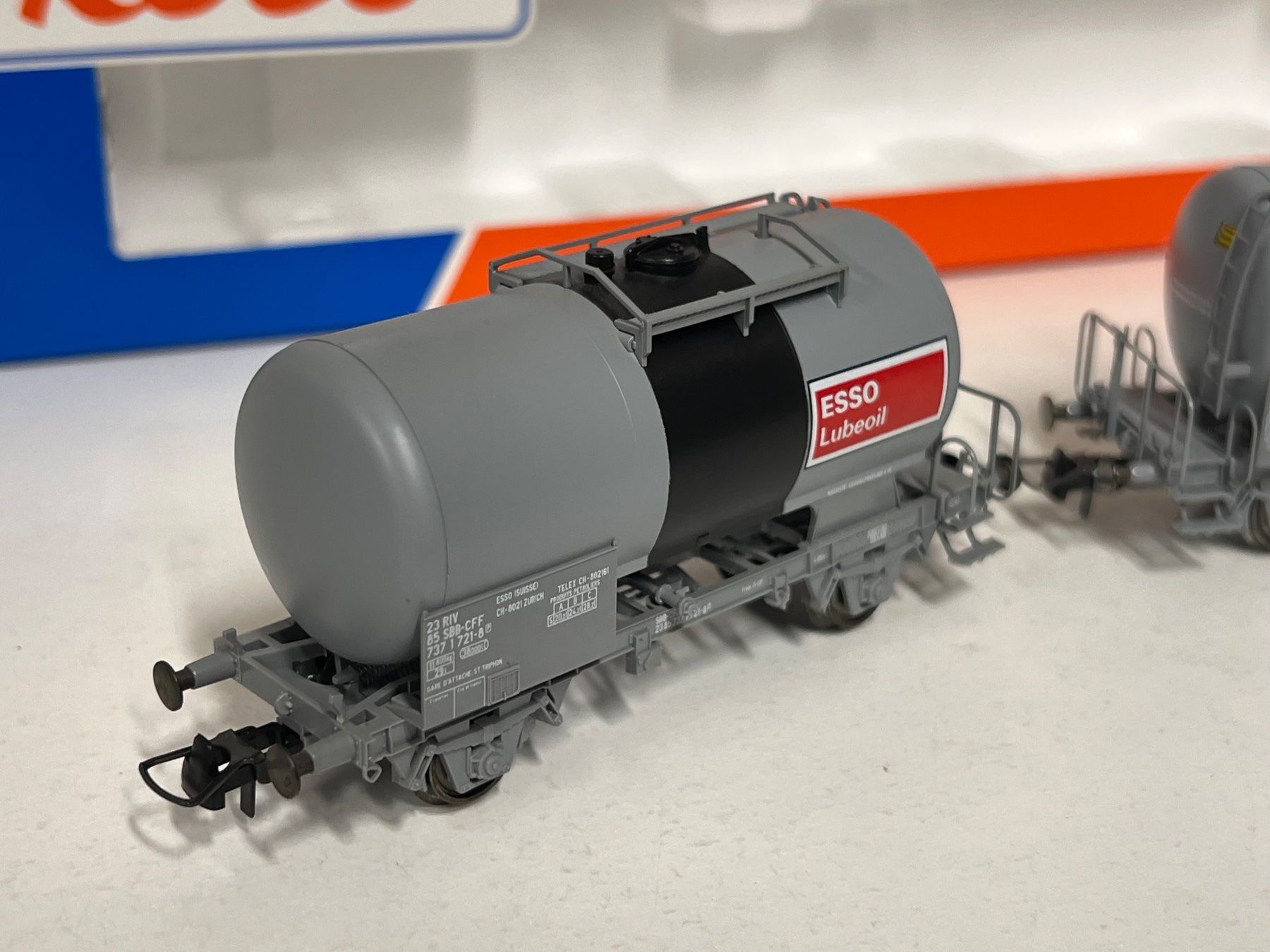 Roco Modellini di ferrovie: Roco 44113  ESSO  SBB H0 DC – Usato da Geroldswil venduto da TopTrain54 2