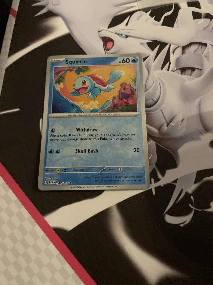 Pokémon Carte collezionabili: Squirtle 007/165 Reverse Holo Pokemon 151 – Usato da Bazenheid venduto da Toulouse12