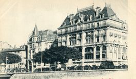 Genève - Place Bel-Air et Maison des Trois-Rois