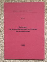 WEISUNG FÜR ARTILLERIEEINSATZ IM RAHMEN DER HEERSESEINHEIT
