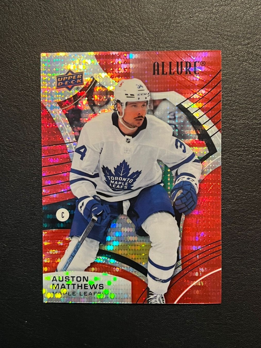 NHL Carte collezionabili: Auston Matthews 2021 Red Rainbow Toronto Maple Leafs – Nuovo (secondo la descrizione) da Möhlin venduto da SwissHockeyCards