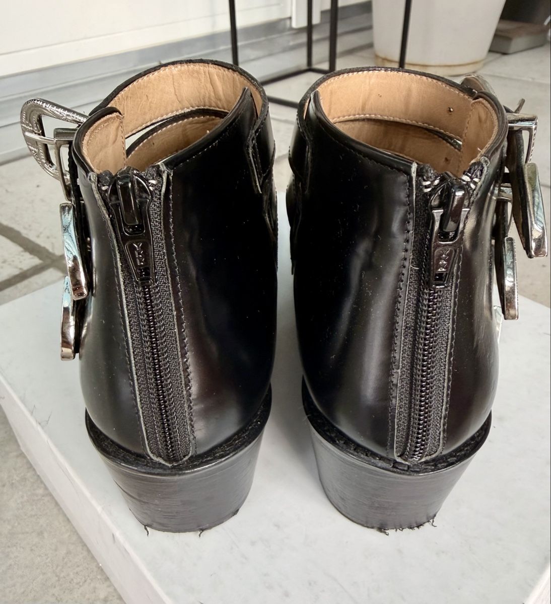 Damenschuhe: Toga Pulla Boots Black Leather Size 39 – Gebraucht aus Arni AG von LunaMeadow 2