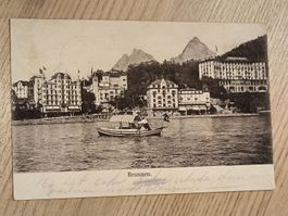 Alte PK / Brunnen - Gelaufen 1906