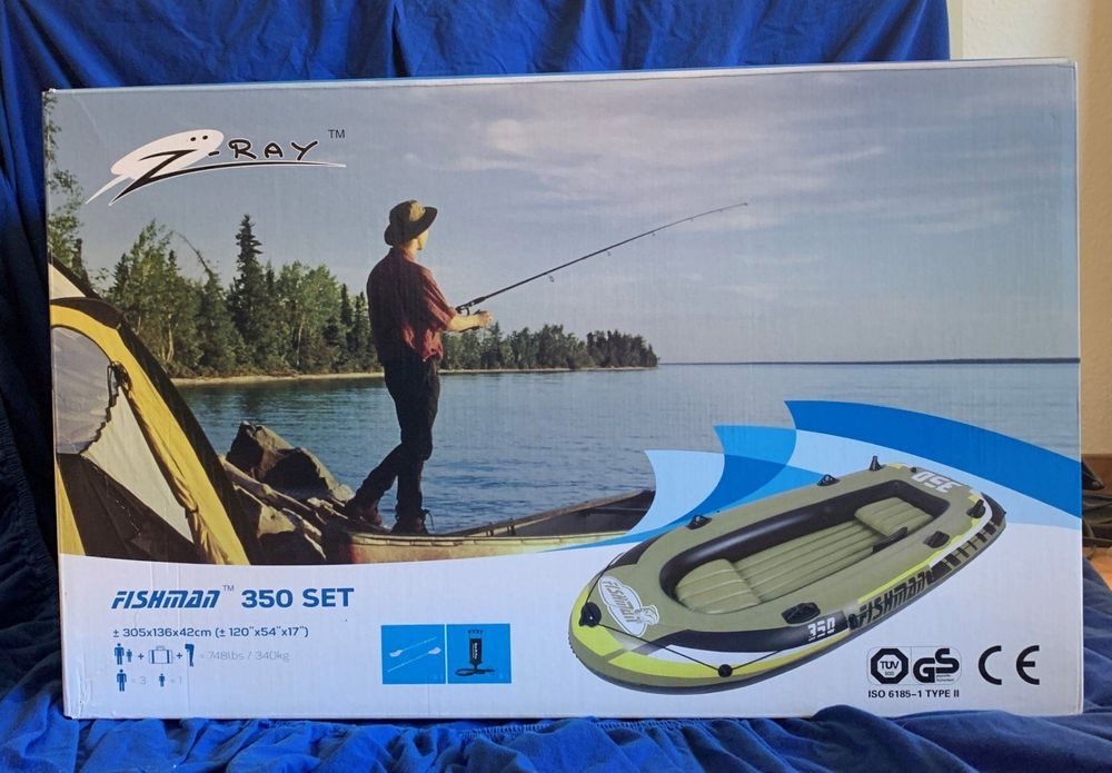 WOW: Schlauchboot Set Jilong Fishman 350 | Kaufen auf Ricardo