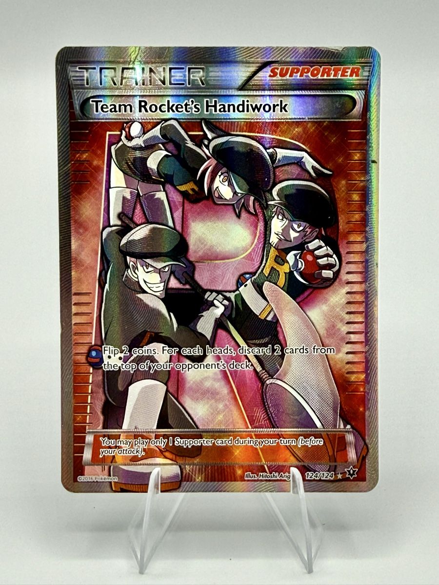 Pokémon Carte collezionabili: Pokémon Team Rocket's Handiwork 124/124 Full Art – Usato da Steffisburg venduto da SwissPokeTrade