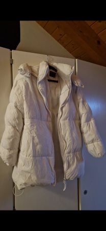 Schöne weisse Winterjacke M