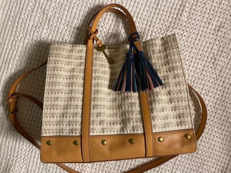 Fossil Handtasche beige in sehr gutem Zustand