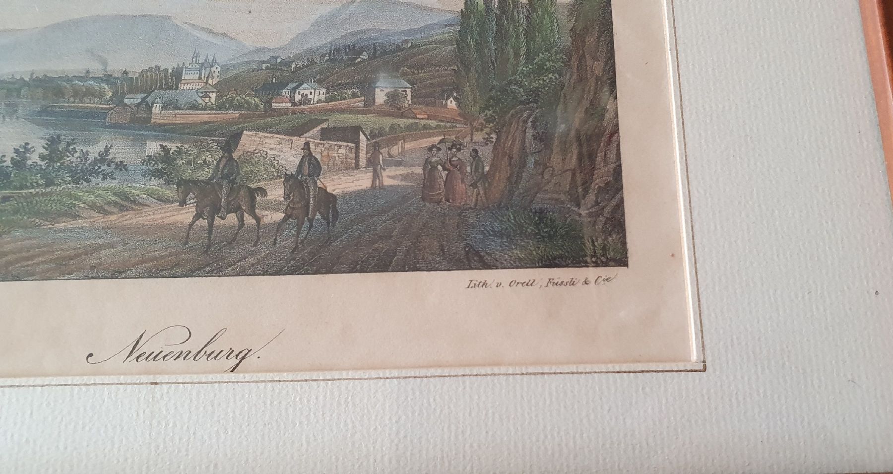 Arts picturaux & lithographies: Bild - Neuenburg, Farb-Lithographie – D'occasion à Kreuzlingen par Rschweiz1 3