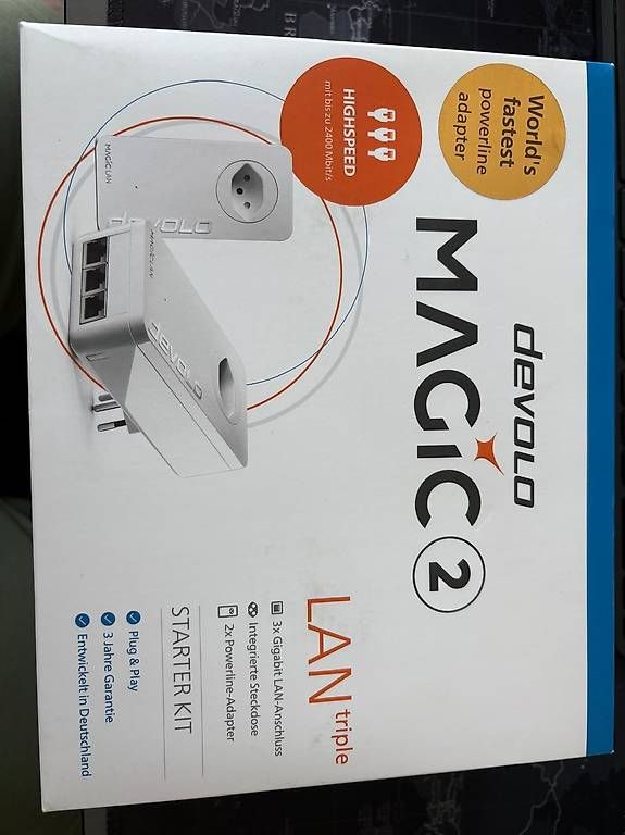 Unità & Adattatore: DEVOLO Magic 2 LAN triple Starter Kit (2400 Mbit/s) – Usato da Morges venduto da bro_mj7z