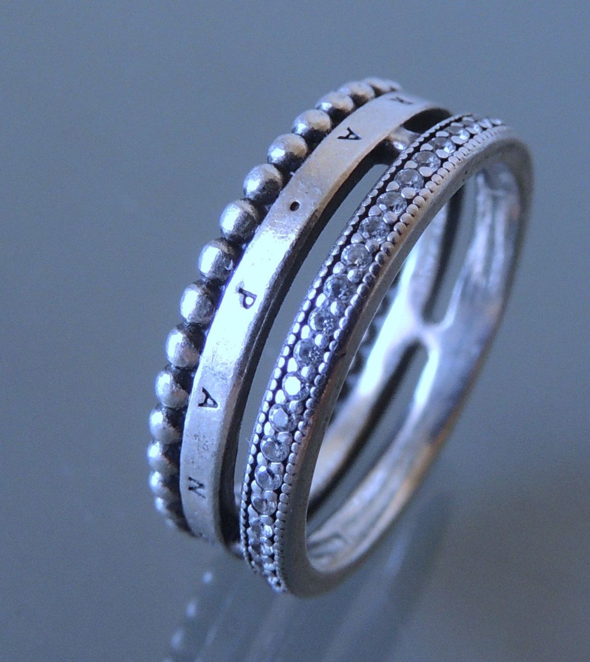Pandora Anelli: PANDORA Silber 925 Fingerring Gr. 56 – Usato da Waldenburg venduto da schaller707 1