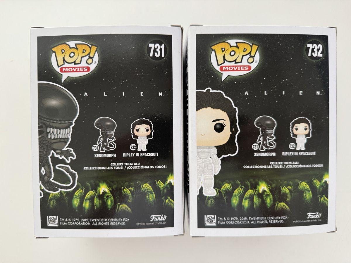 Funko Statuette: Funko Pop Alien Xenomorph + Ripley 40esimo Anniversario – Nuovo e nell'imballaggio originale da villa luganese venduto da  1