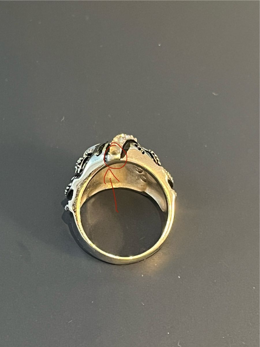 Anelli: Totenkopf Ring, Silber, Herrenring – Nuovo (secondo la descrizione) da Lupsingen venduto da sil_l6wg 4