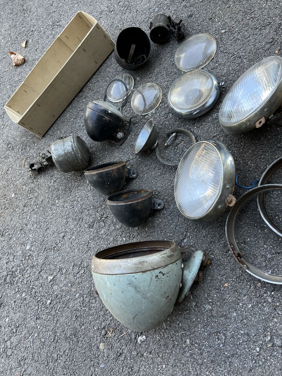 Hella Scheinwerfer: Lot Scheinwerfer Motorrad Oldtimer Lampen Hella – Gebraucht aus Theilingen von ovi123 1