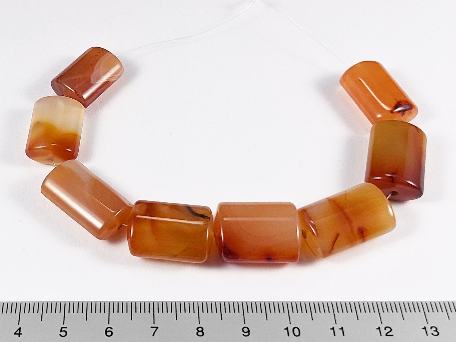 Minerali & Pietre curative: Karneol Rechteckige Perlen ca.21mm 8Stk. – Nuovo e nell'imballaggio originale da Meilen venduto da GypsyCat