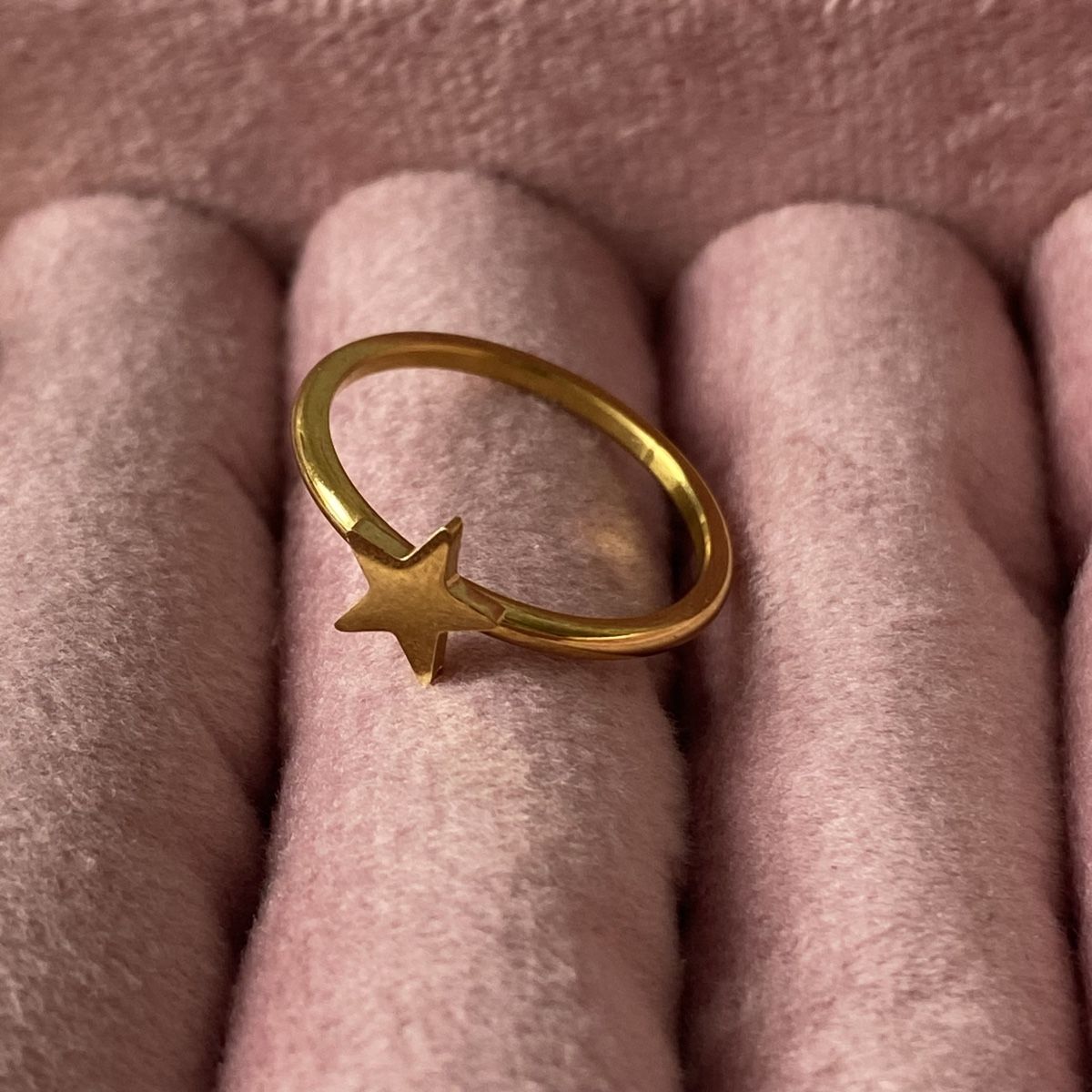 Anelli: 18KGP Stern Ring aus Edelstahl – Nuovo (secondo la descrizione) da Givisiez venduto da dor_xb9k 1