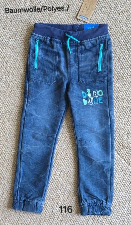 Kinder Jeans Gr116 Jeans mit Dinos Motiv