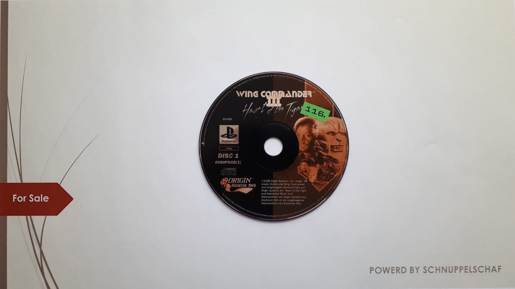 Sony Giochi: Wing Commander III PS1 – Usato da Klingnau venduto da Schnuppelschaf 2