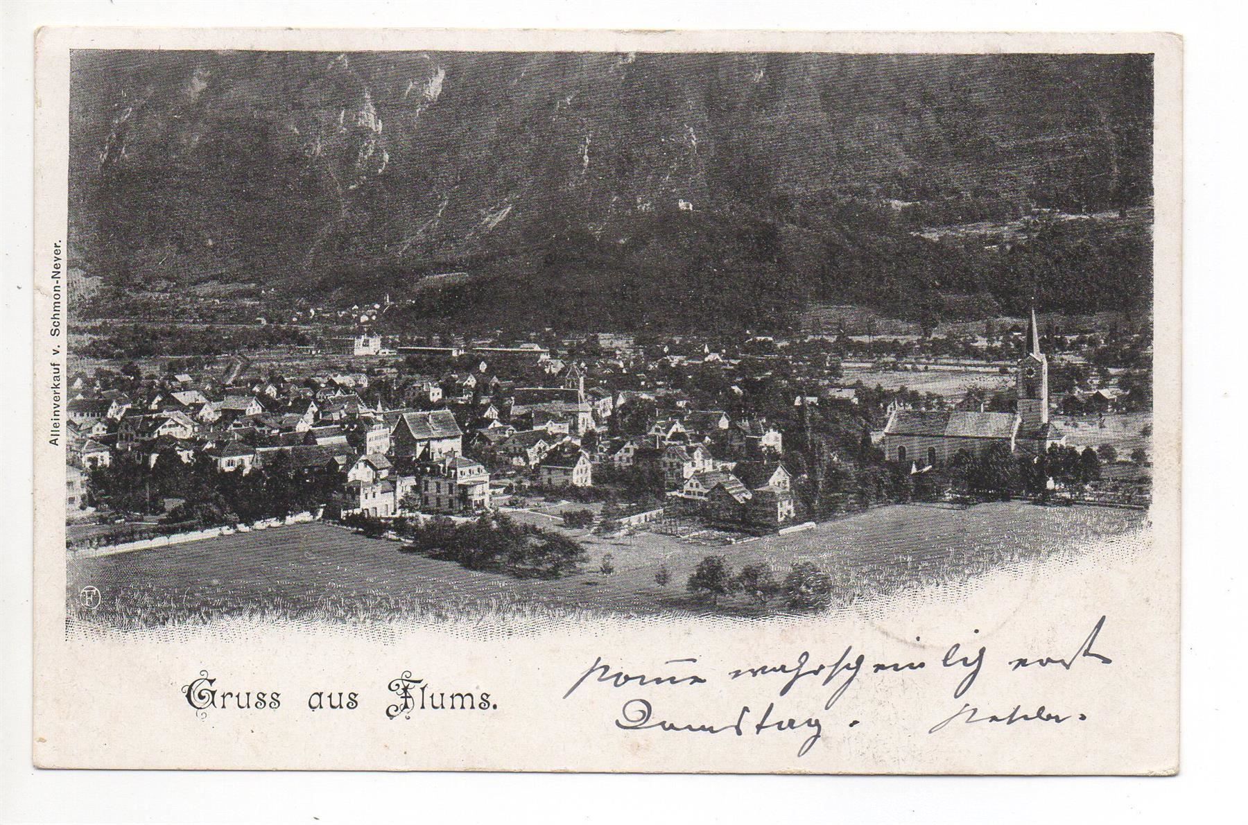 Ansichtskarten: Gruss aus FLUMS – Gebraucht aus Jona von philajona
