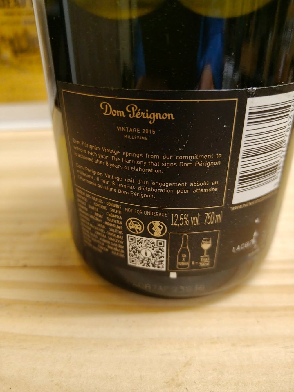 Vino: 2015 DOM PÉRIGNON – Nuovo e nell'imballaggio originale da Münchenstein venduto da weinundspirituosen 4