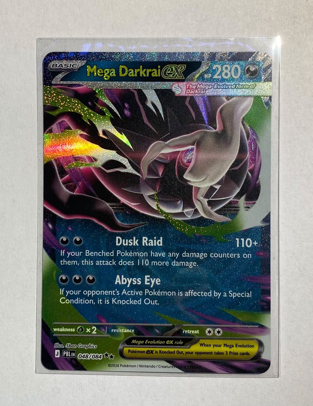 Pokémon Carte collezionabili: Mega Darkai ex (Mega Evolution Pitch Black) Englisch – Nuovo (secondo la descrizione) da Zug venduto da Pokemon--Collector